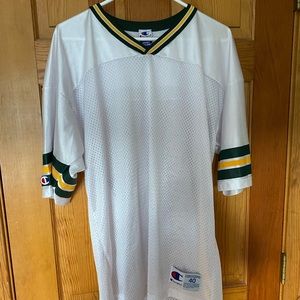 Champion Jersey Blank White Green and Yellow